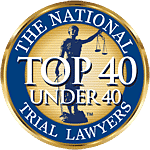 Top 40 Under 40 National Trial Lawyers badge