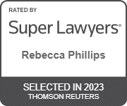 Rebecca Phillips - Super Lawyers badge