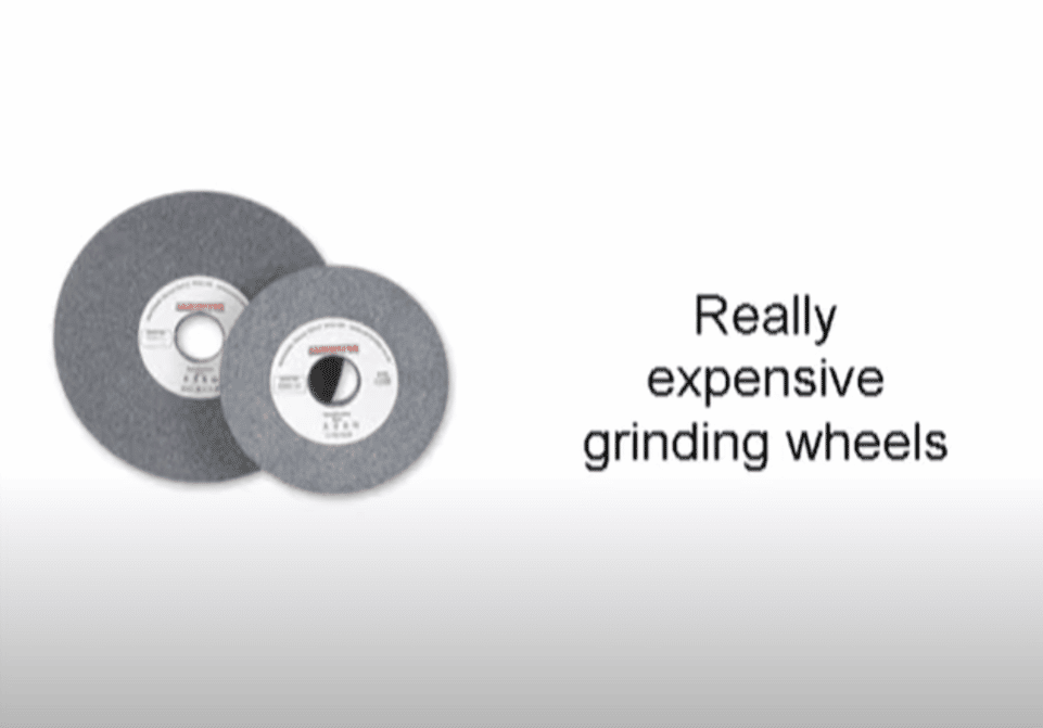 Really expensive grinding wheels