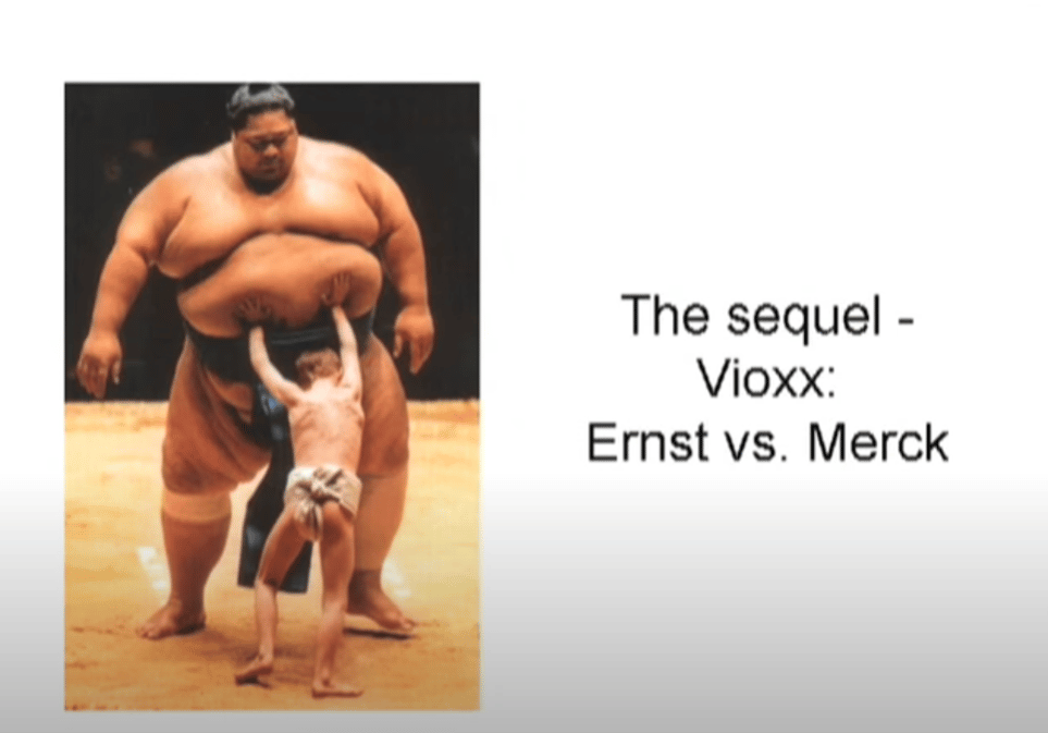 The sequel - Vioxx. Ernst vs. Merck