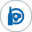 alcohol driving icon