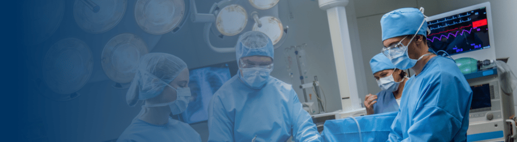 surgeons in an operating room