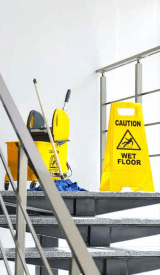 wet floor caution sign