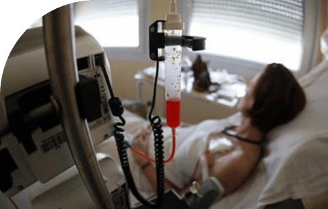 A patient in chemo