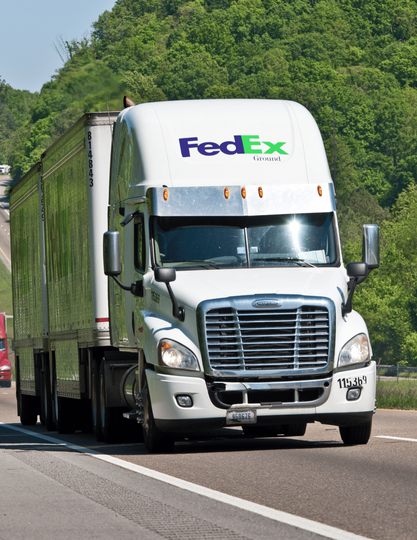 fedex ground semi truck