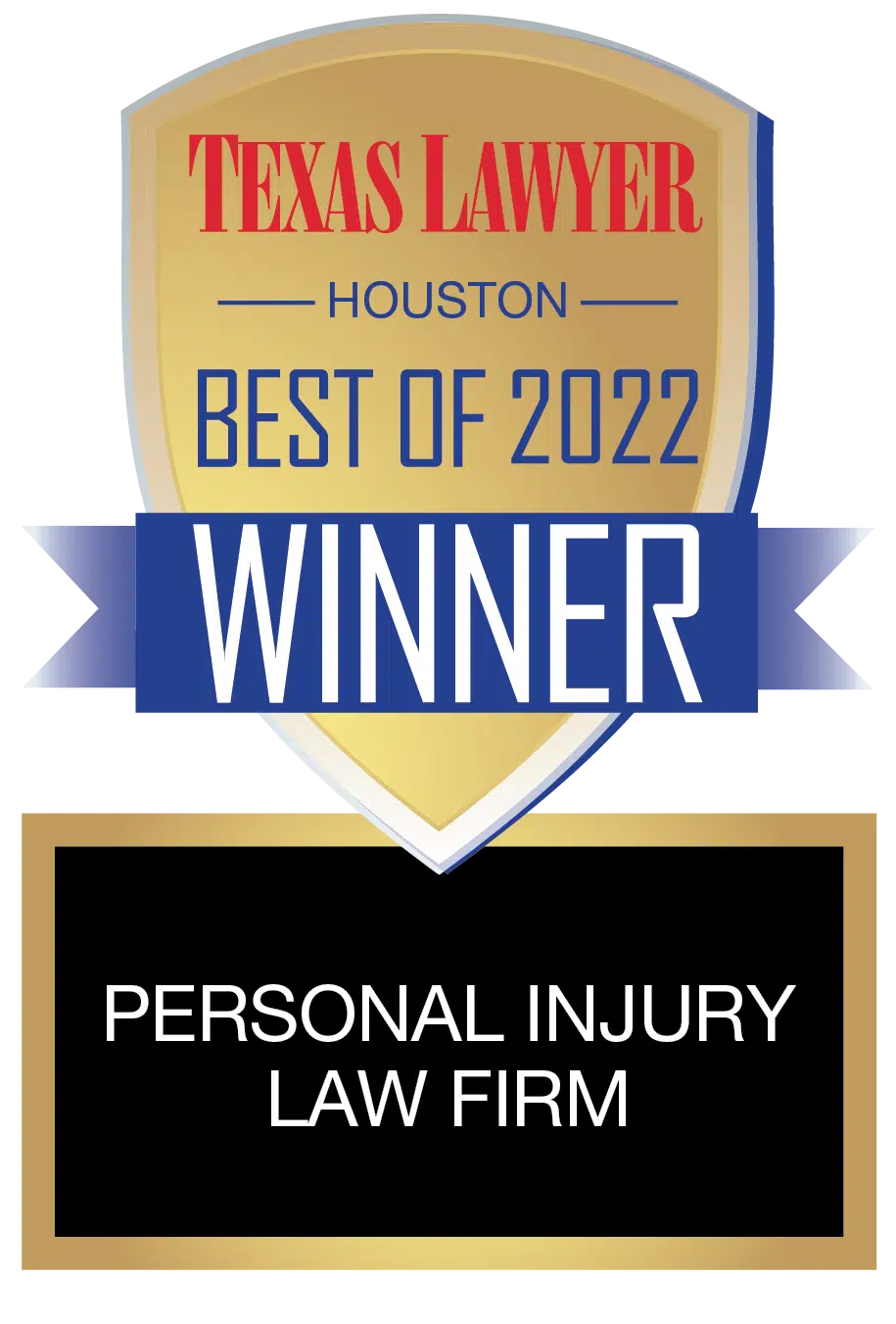Texas Lawyer Houston Best of 2022 Winner Badge