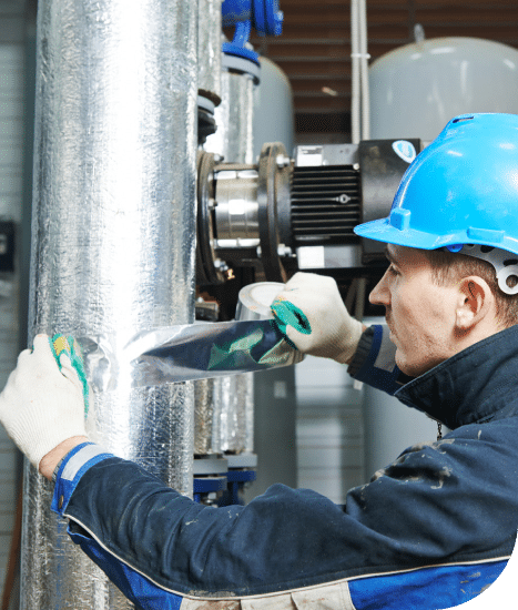 pipe workers