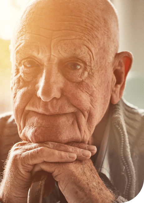 an elderly man