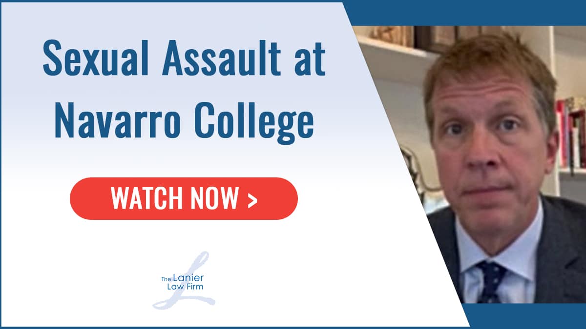 Mark Lanier speaks on sexual assault at Navarro College