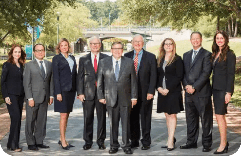 Lanier Law Firm attorney group photo