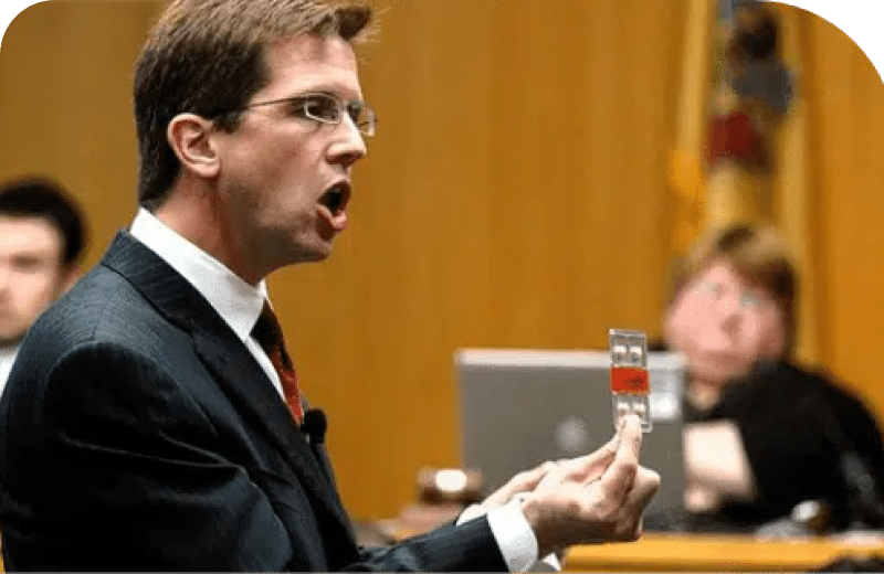 Mark Lanier in court