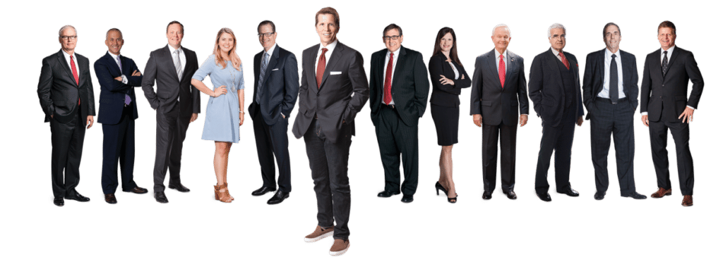 Group photo of Lanier Law Firm attorneys