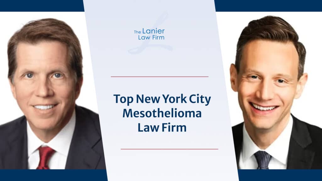 New York City mesothelioma attorneys Mark Lanier and Darron Berquist