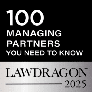 100 Managing Partners You Need to Know official 2025 badge by Lawdragon