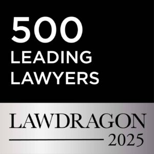 500 Leading Lawyers official 2025 badge by Lawdragon