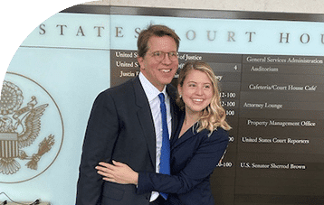 Rachel Lanier and Mark Lanier as part of the opioid litigation legal team