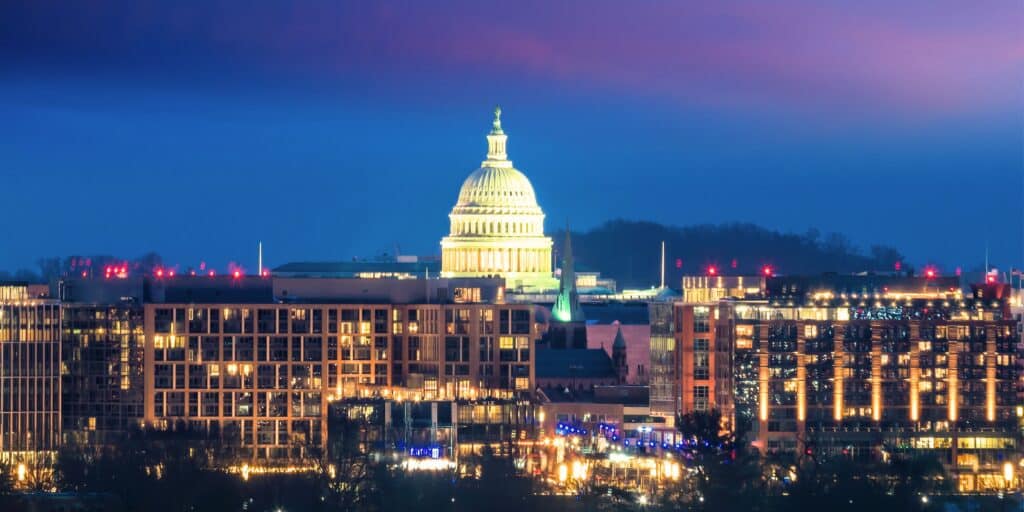 Washington, DC, city skyline