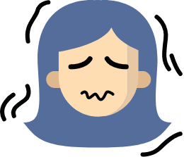 Graphic representing anxiety