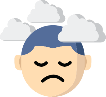 Graphic representing depression