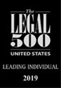 W. Mark Lanier's 2019 Leading Individual badge by the Legal 500 United States