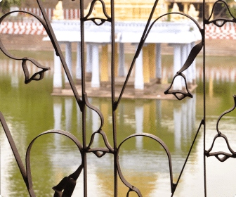 Delicate iron work from a worker exposed to asbestos