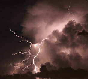Thunder and clouds