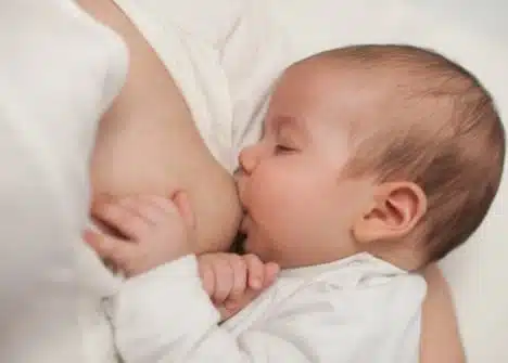 Woman breastfeeding