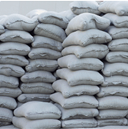 Asbestos-containing cement bags