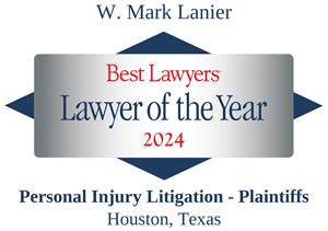 W. Mark Lanier's 2024 Lawyer of the Year badge by Best Lawyers in Personal Injury Litigation - Plaintiffs