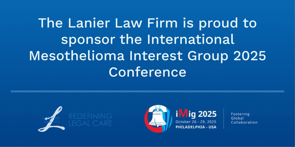 The Lanier Law Firm Sponsors iMig 2025 to Advance Global Mesothelioma Collaboration