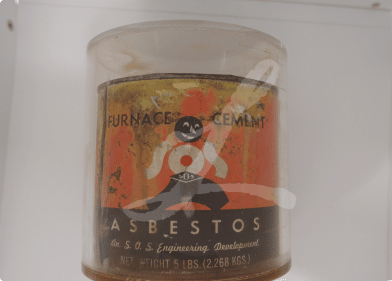 Asbestos-Containing furnance cement