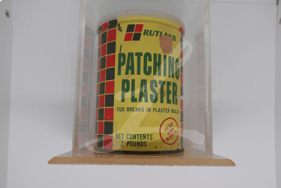 Can of Asbestos-Containing Plaster