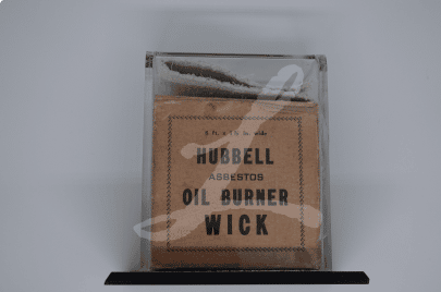 Container of Asbestos Oil Burner Wick
