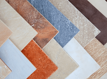 Examples of Various Asbestos-Containing Tile Flooring