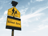 School zone sign