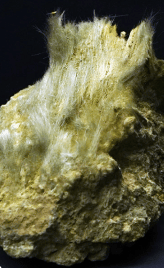 Magnified Image of Tremolite Asbestos