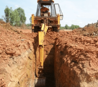 Excavation equipment for construction that needs safety regulations
