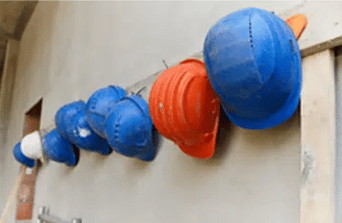Helmets for construction worker safety