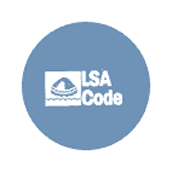 Life-Saving Appliance Code (LSA) logo as a Maritime Safety regulation