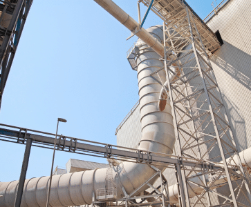 Asbestos Cement Duct Work at Facility