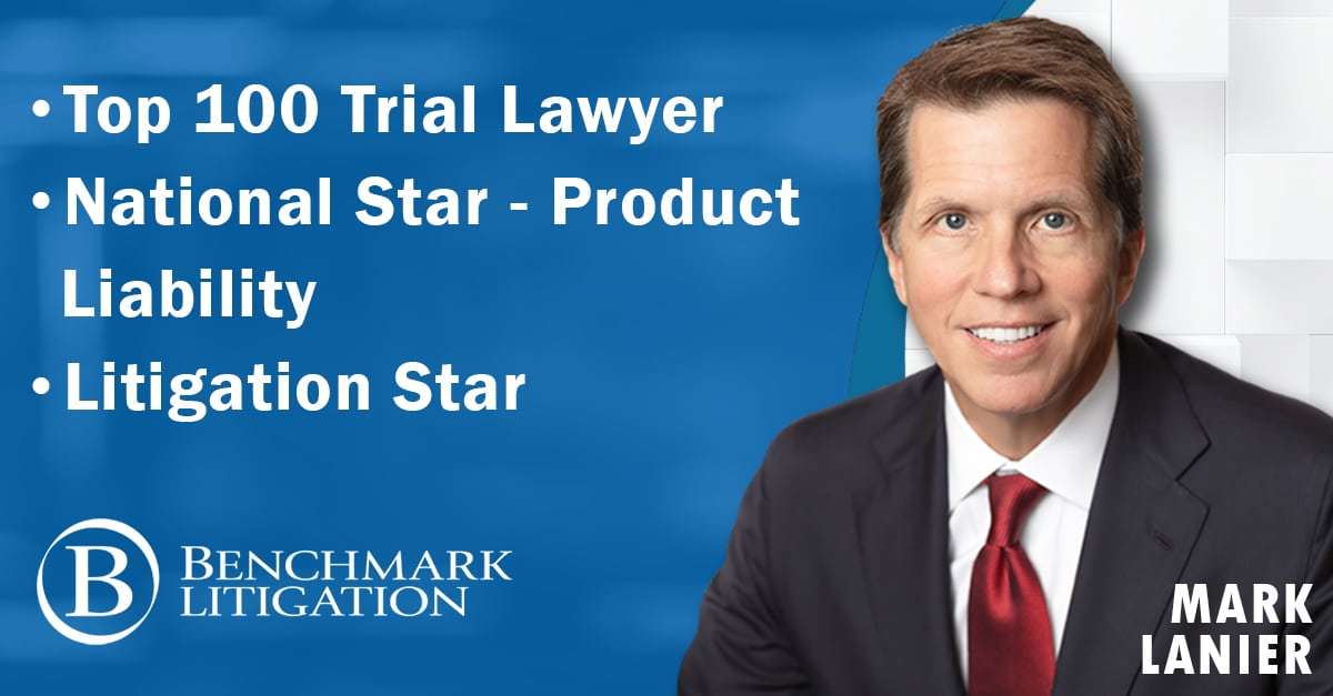 Benchmark Litigation Honors Mark Lanier, Lanier Law Firm with National Rankings