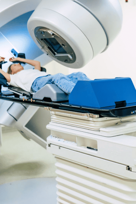 Patient during Adjuvant radiation therapy