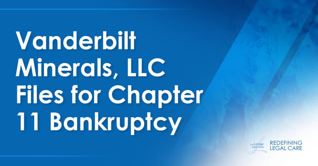 Vanderbilt Minerals, LLC Files for Chapter 11 Bankruptcy Protection