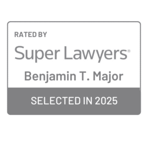 Super Lawyers 2025 Badge - Benjamin T. Major