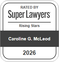 Caroline G. McLeod' 2026 Super Lawyers Rising Stars official badge