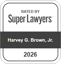 Harvey G. Brown, Jr.' 2026 Super Lawyers official badge