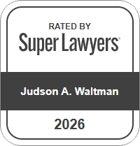 Judson A. Waltman' 2026 Super Lawyers official badge