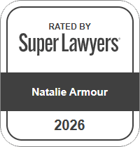 Natalie Armour' 2026 Super Lawyers official badge