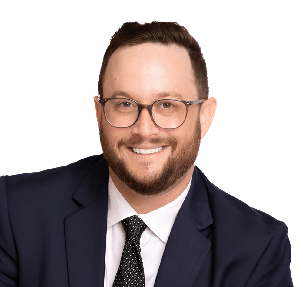 Headshot of The Lanier Law Firm attorney Reed S. Horowitz wearing a black suit