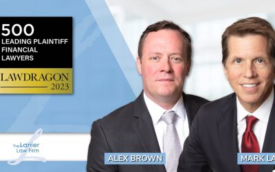 Alex Brown & Mark Lanier named LawDragon Top Financial Lawyers